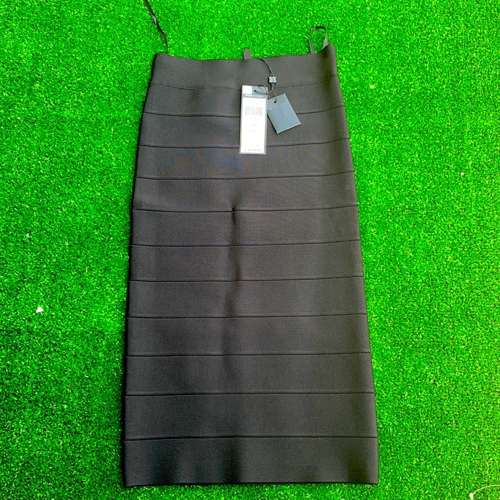 Black bandage skirt